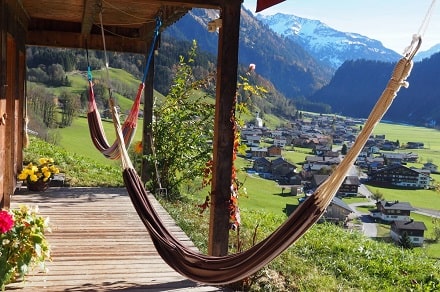 Sonnenterrasse Urlaub Schoppernau Bregenzerwald